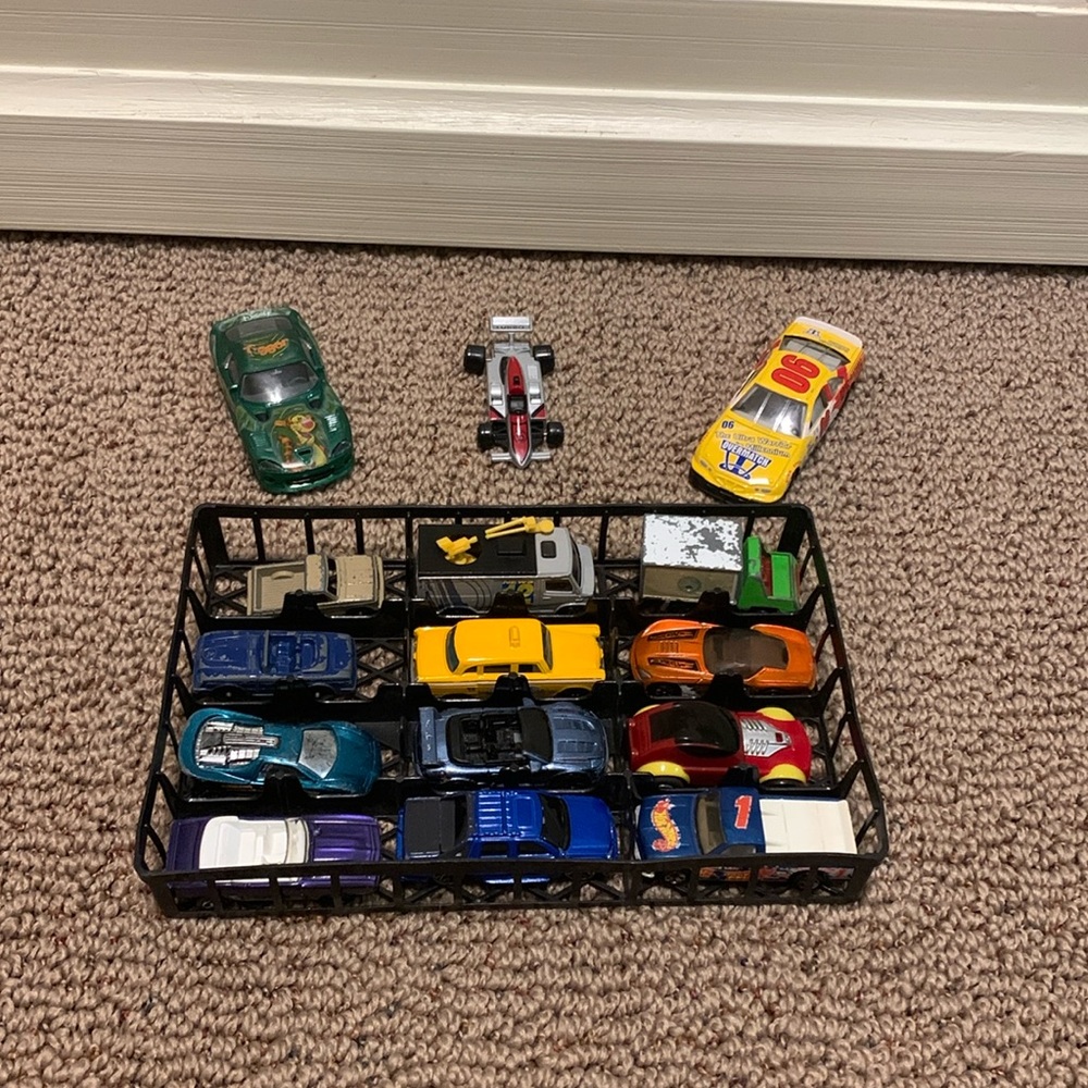Hot wheels and other toy cars